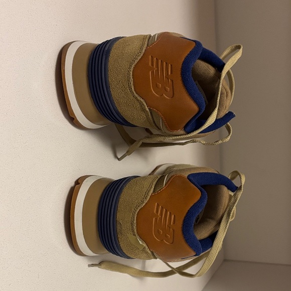 New Balance Tan and Blue Men's Sneakers - Picture 4 of 4